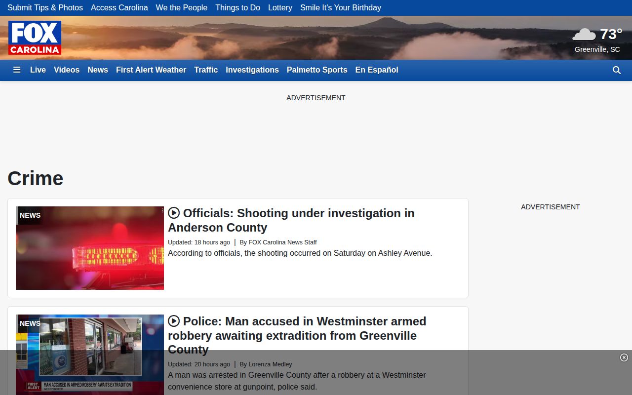 Union County crime news section from FOX Carolina